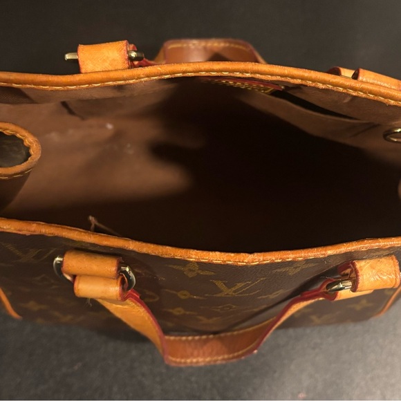 Louis Vuitton Brown and Tan Monogram Shoulder Bag - Picture 5 of 5